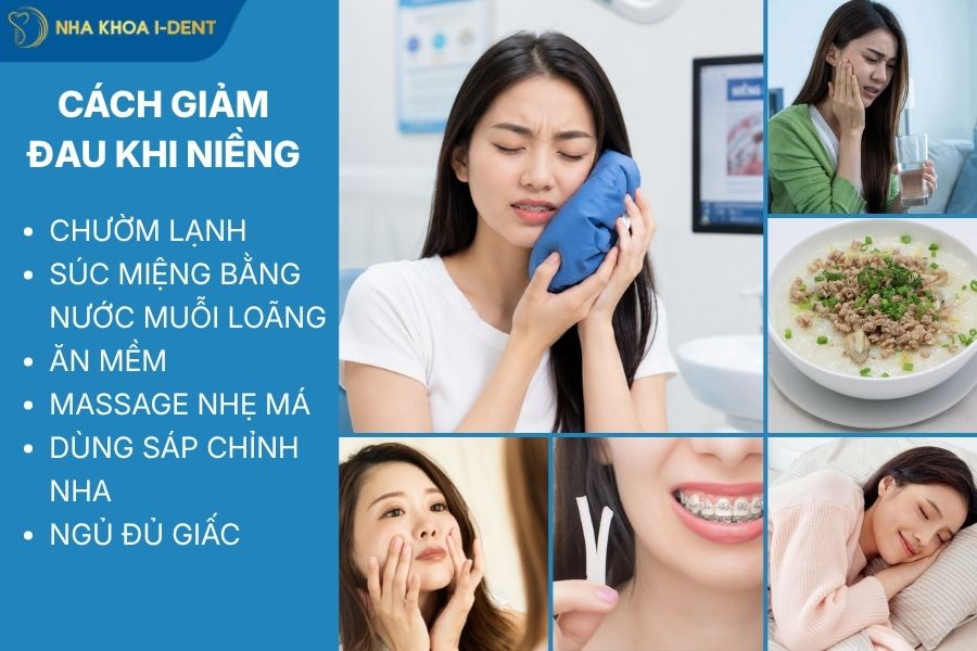 cách giảm đau khi niềng