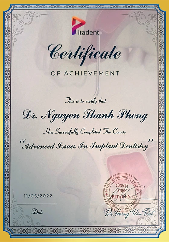 Advanced issues in implant dentistry BS Phong
