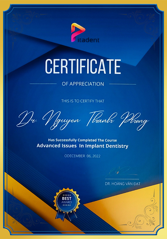 Advanced isues in implant dentistry BS Phong
