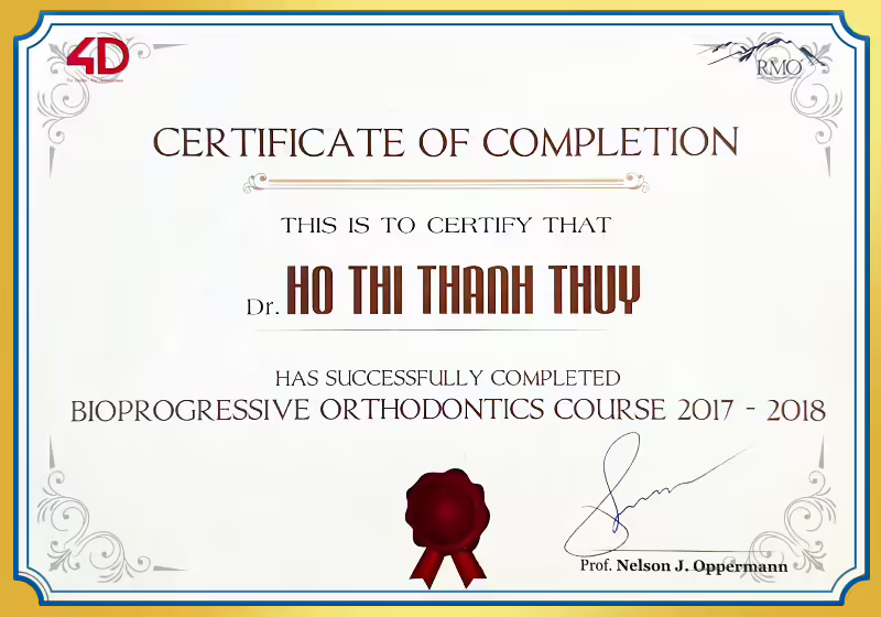 Bioprogressive orthodontics course BS Thủy