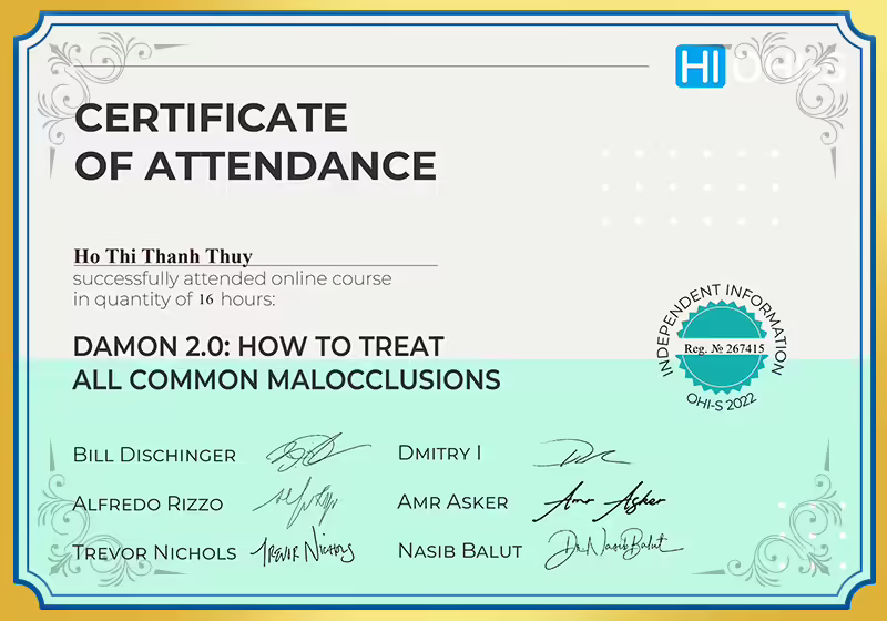 Damon 2.0 how to treat all common malocclusions BS Thủy