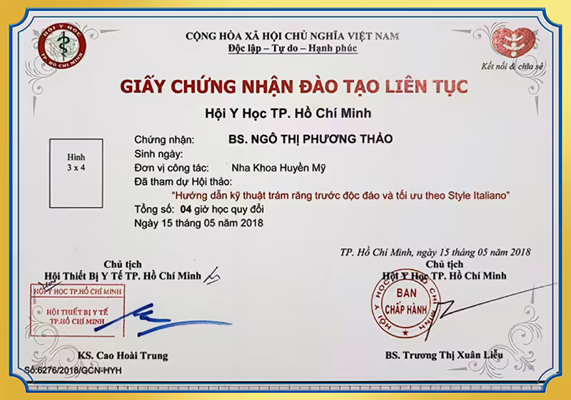 Hội thảo hướng dẫn kỹ thuật trám răng BS Thảo