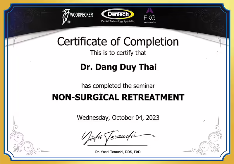 Hội thảo Non-surgical retreatment BS Duy Thái