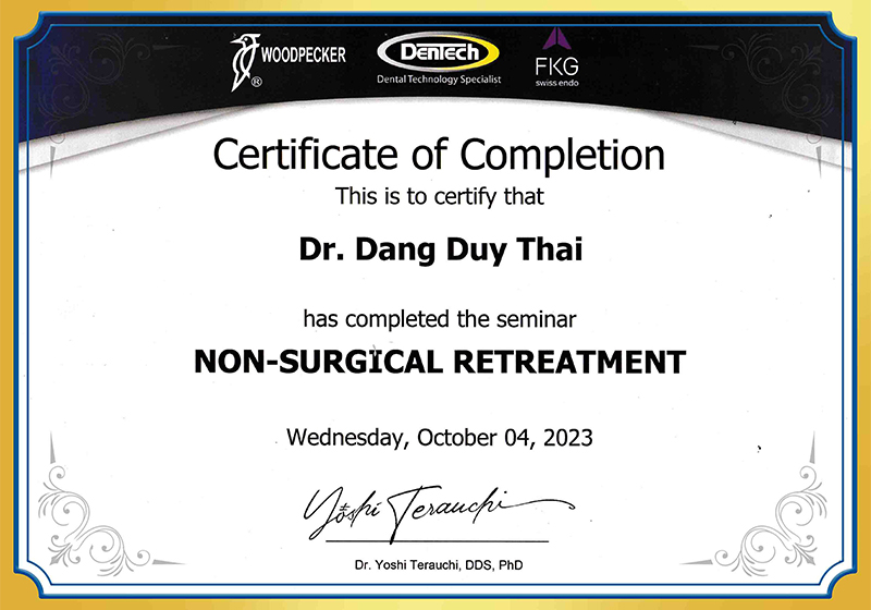 Hội thảo Non-surgical retreatment BS Duy Thái