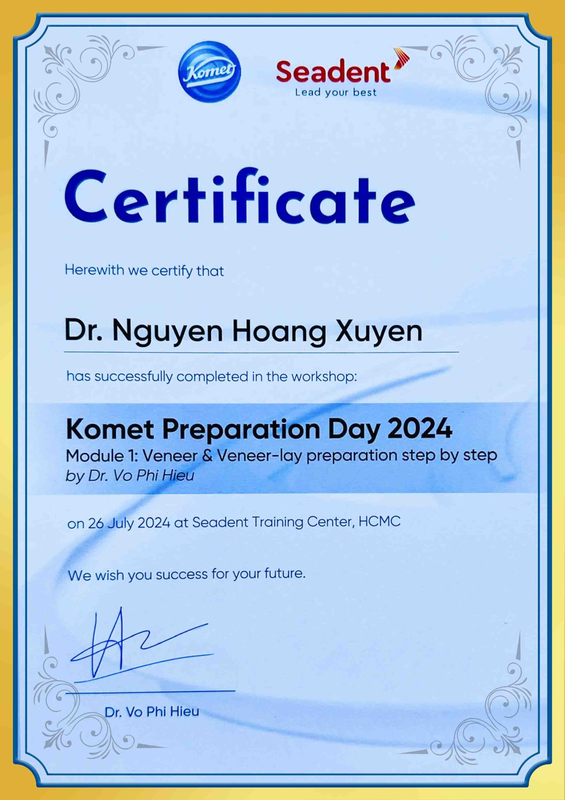 Komet Preparation day 2024 BS Xuyên