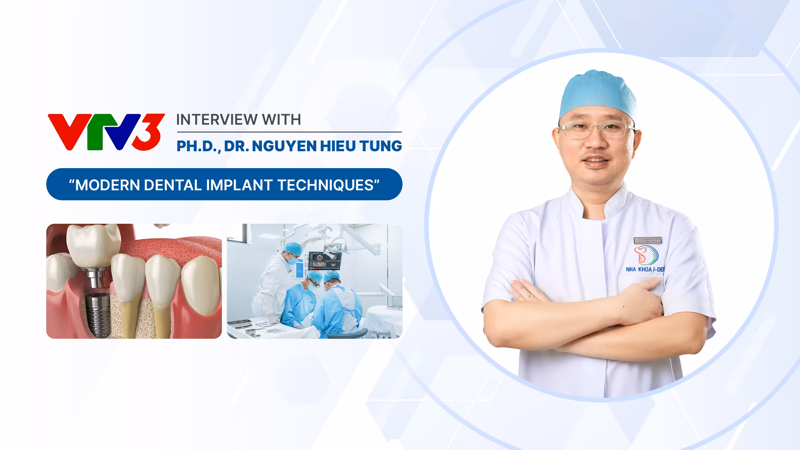 Dr. Tung's sharing on the National Television Channel VTV.