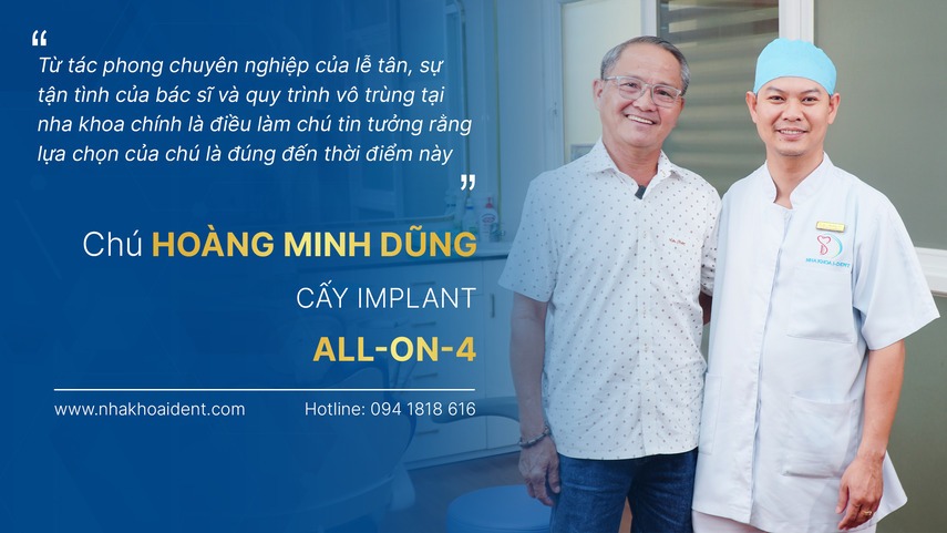 Hoàng Minh Dũng - Khách hàng Implant