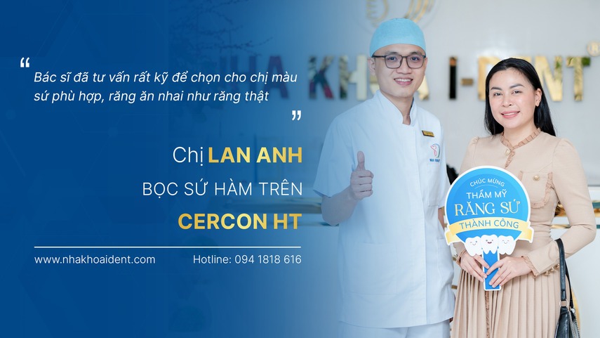 Lan Anh - Khách hàng răng sứ