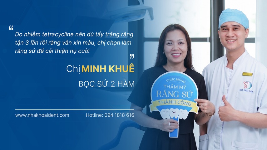 Minh Khuê - Khách hàng răng sứ