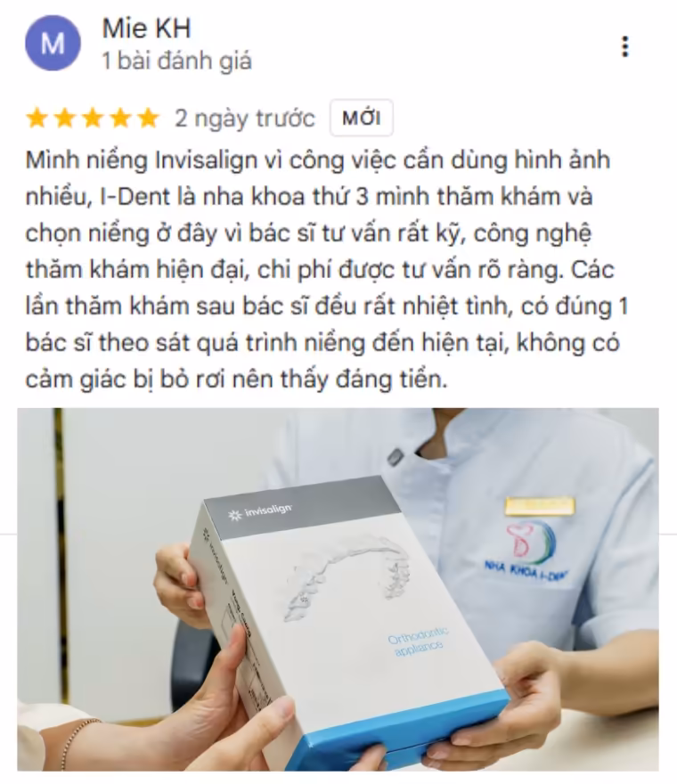 review niềng răng invisalign