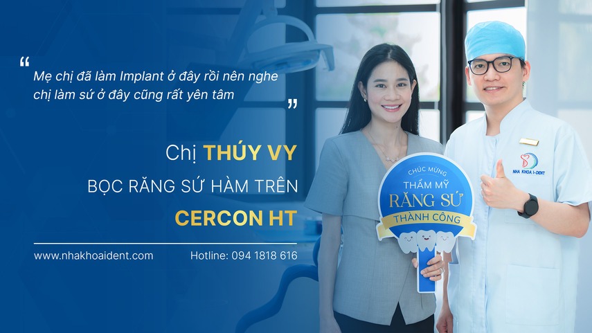 Thúy Vy - Khách hàng răng sứ