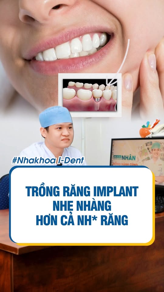 Trong Rang Implant Khong Dau