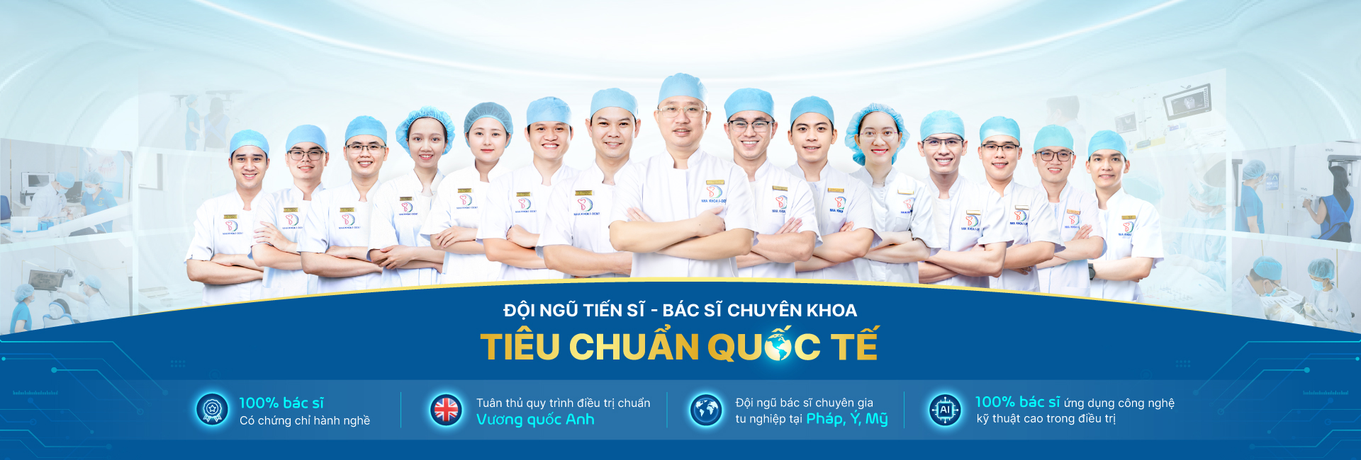 Đội ngũ bác sĩ chuẩn quốc tế Nha khoa I-Dent