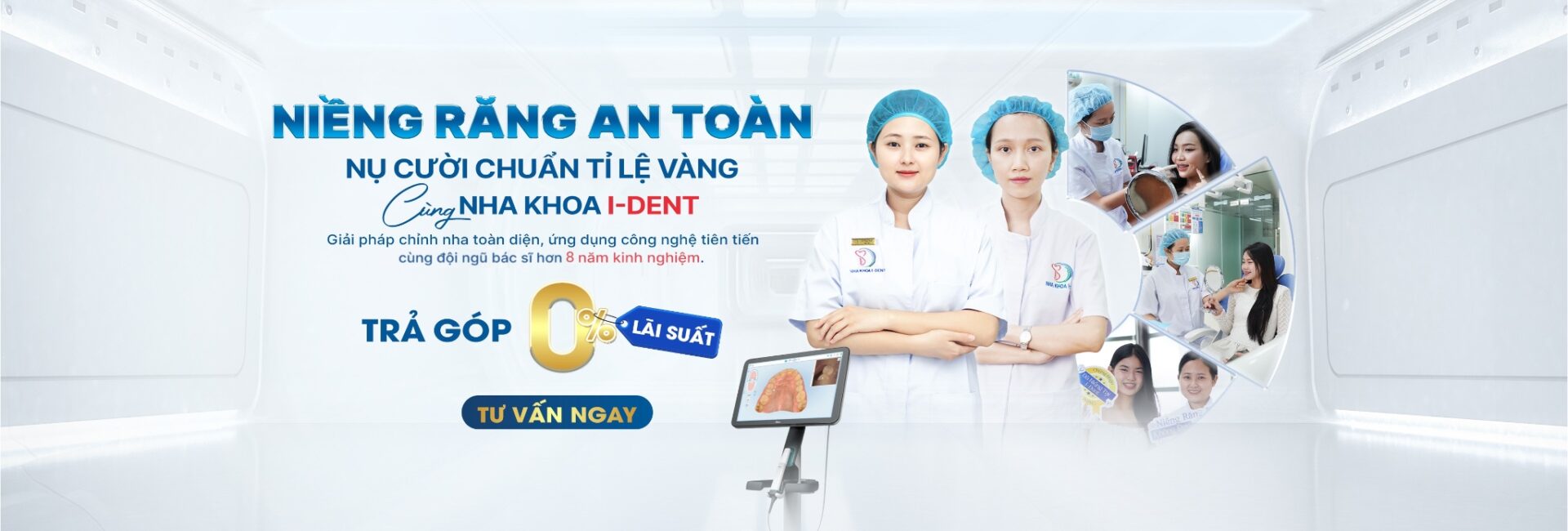 Dịch vụ niềng răng thẩm mỹ chuẩn quốc tế Nha khoa I-Dent