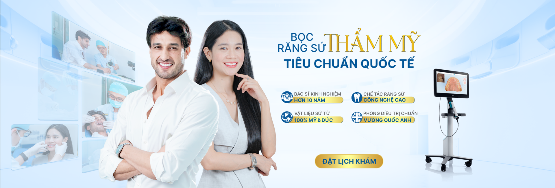 Bọc răng sứ thẩm mỹ tại Nha khoa I-Dent