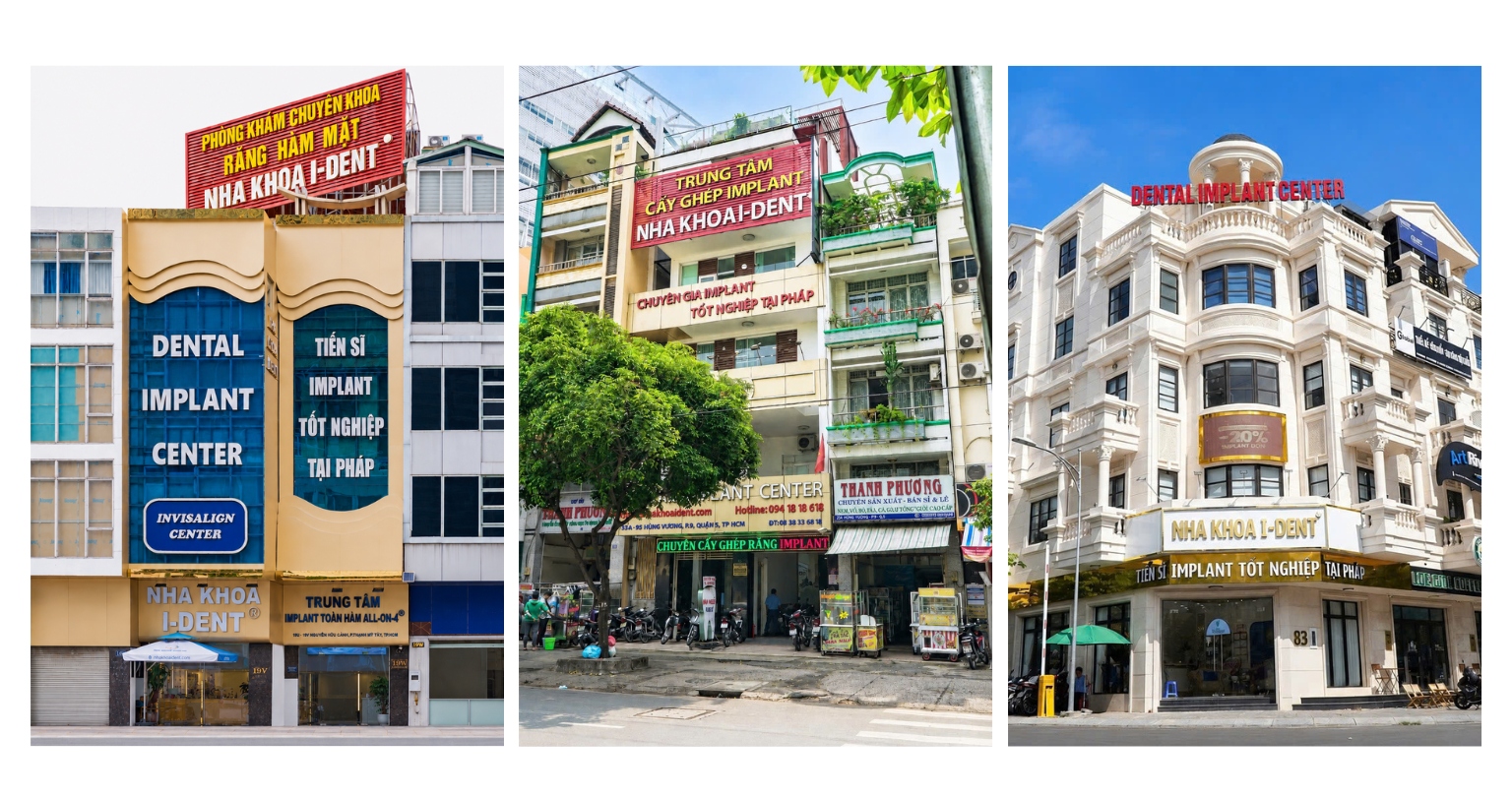 các chi nhánh của nha khoa ident