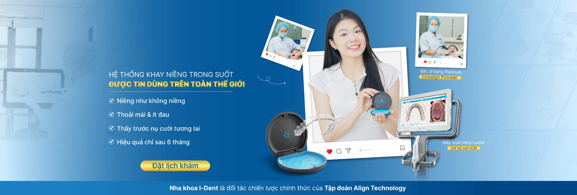 Niềng răng trong suốt invislaign Nha khoa I-Dent