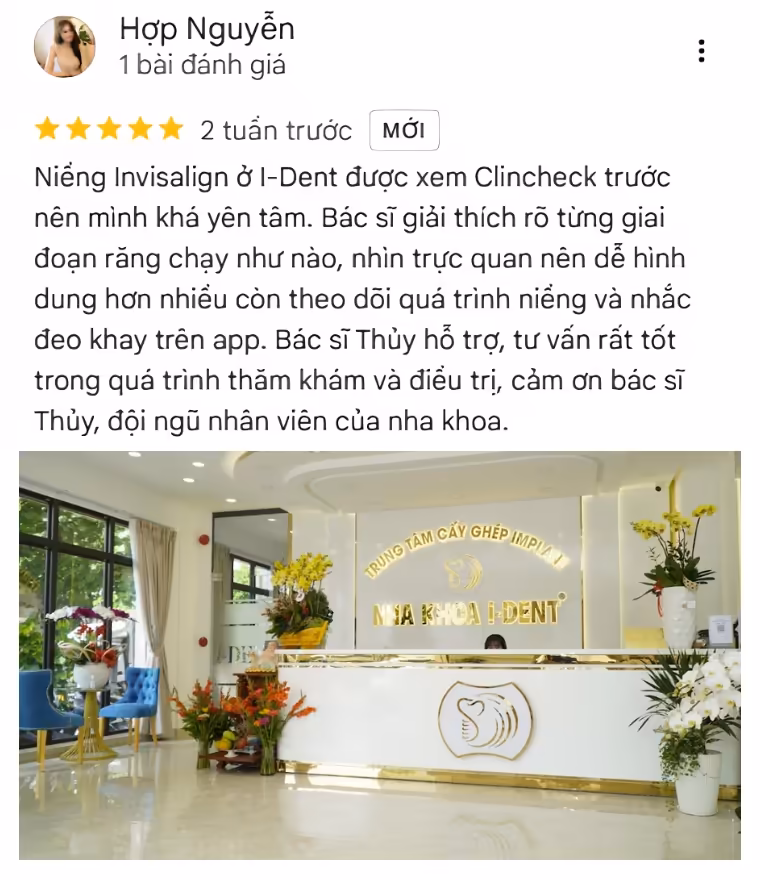 Review khách hàng Invisalign của BS Hồ Thị Thanh Thủy
