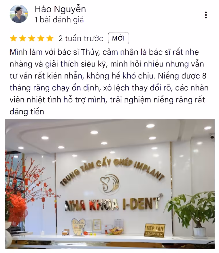 Review khách hàng Invisalign của BS Hồ Thị Thanh Thủy