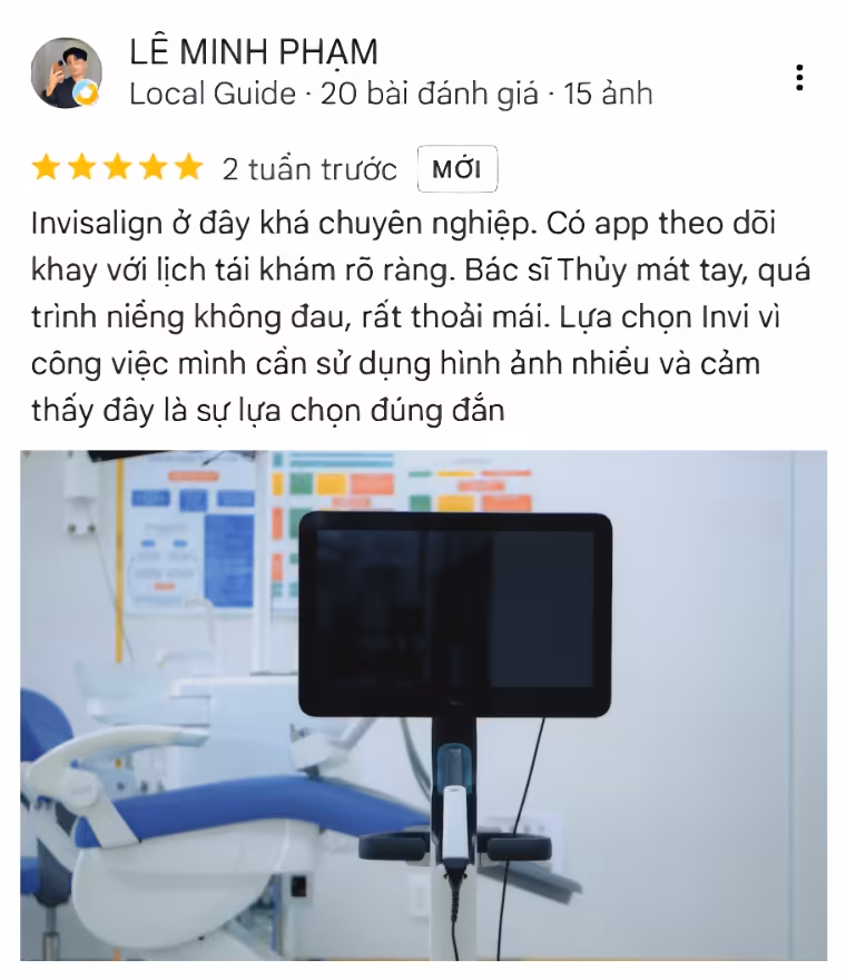 Review khách hàng Invisalign của BS Hồ Thị Thanh Thủy