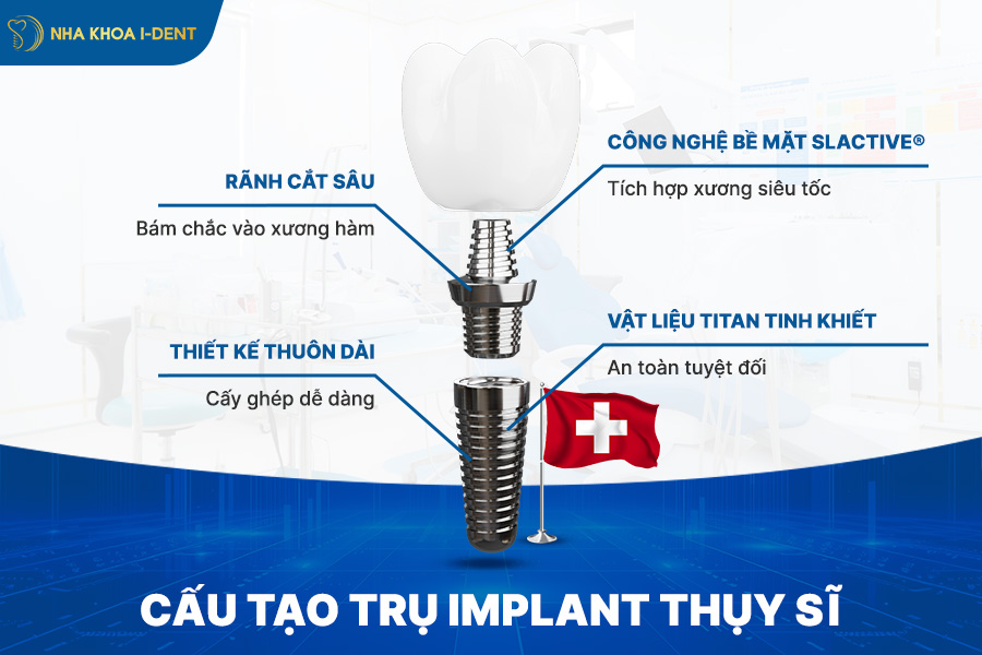 trụ implant thụy sĩ