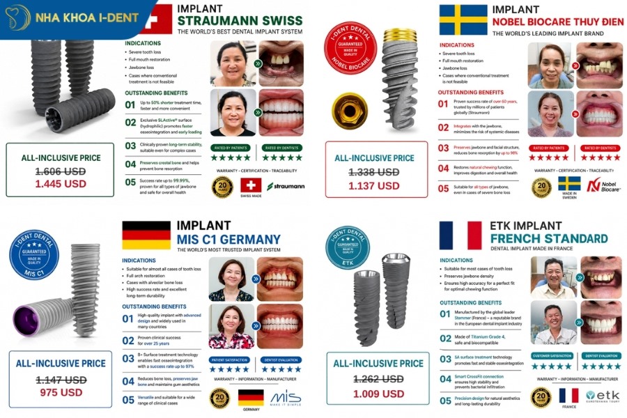 authentic dental implant systems