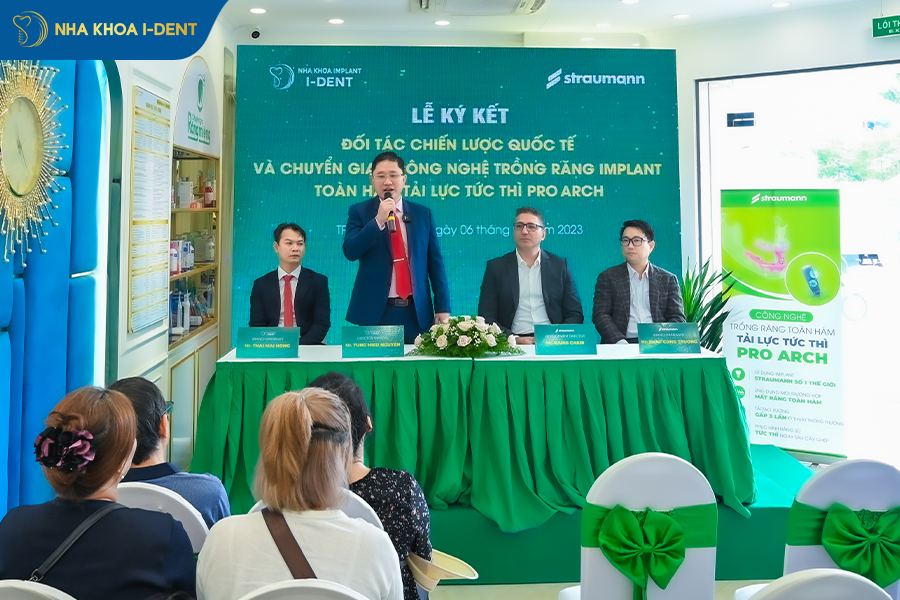 Nha khoa I-Dent chuyển giao công nghệ Pro Arch từ Straumann