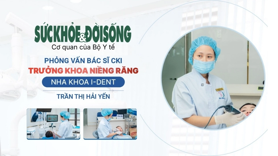 Bác sĩ Trần Thị Hải Yến phỏng vấn trên Báo SKDS