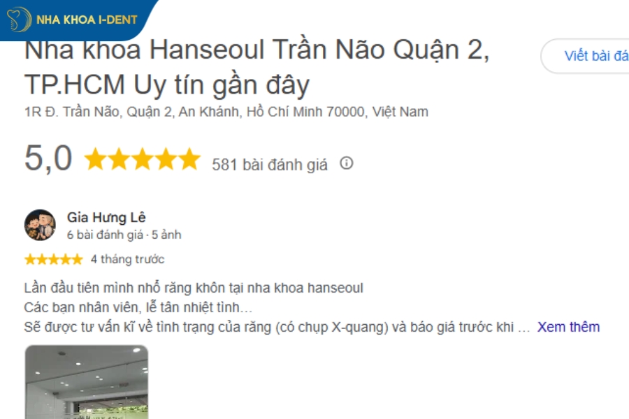 Nha khoa quận 2 gần đây