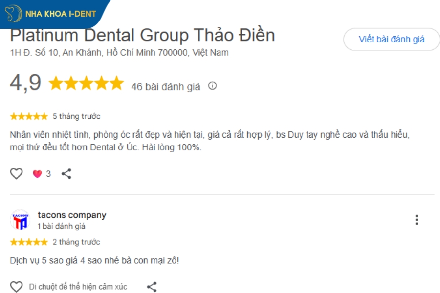 nha khoa quận 2 khám tổng quát