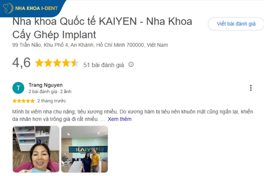 Nha khoa quận 2 trả góp