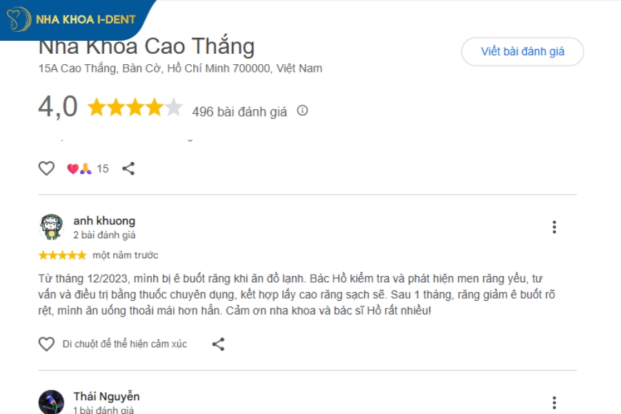 nha khoa quận 3 mở cửa tối