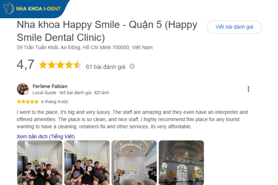 nha khoa quận 5 mở cửa tối