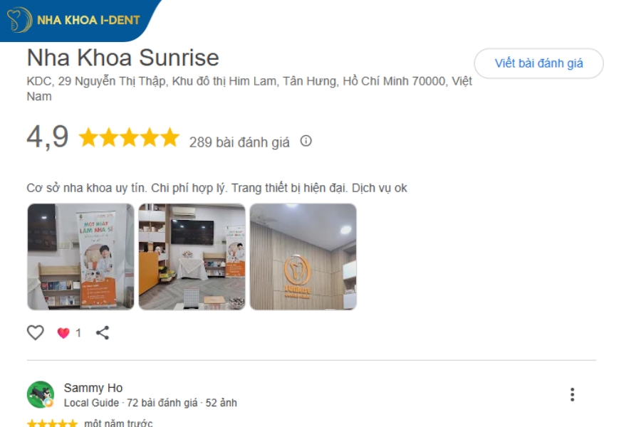nha khoa quận 7 review tốt