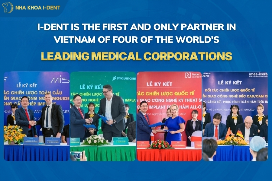 I-Dent Dental is a partner of four leading global medical and dental groups: Straumann, Nobel Biocare, MIS Implants, and imes-icore.