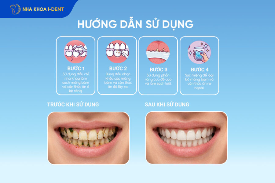cách dùng tăm chỉ waterine