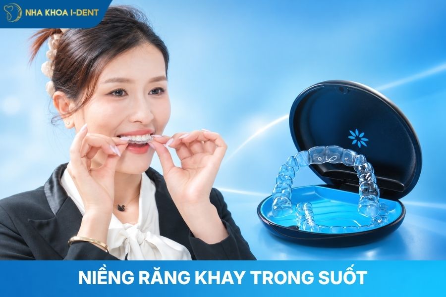 hình ảnh niềng răng trong suốt