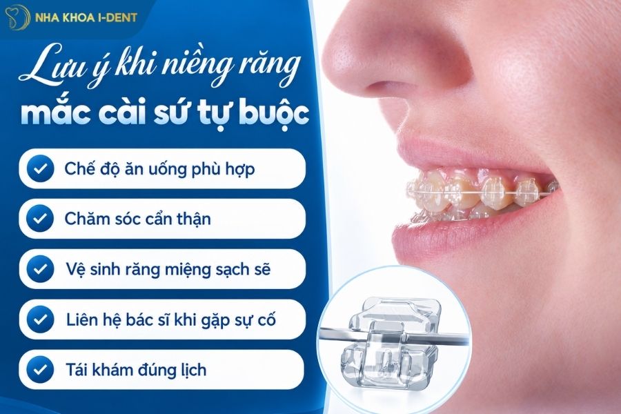 niềng răng mắc cài sứ tự động