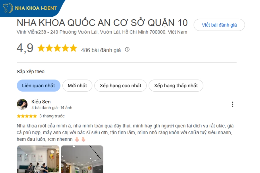 nha khoa quận 10 mở cửa tối