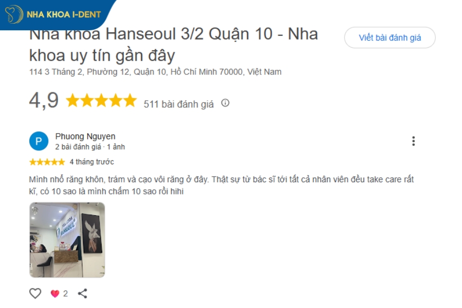 nha khoa quận 10 review tốt