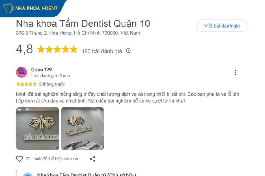 nha khoa quận 10 trả góp