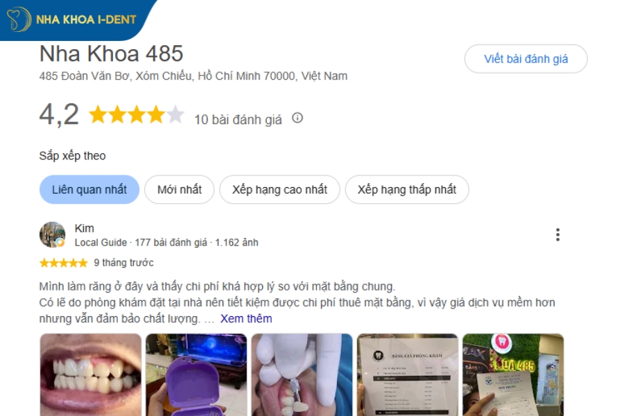 nha khoa quận 4 mở cửa tối