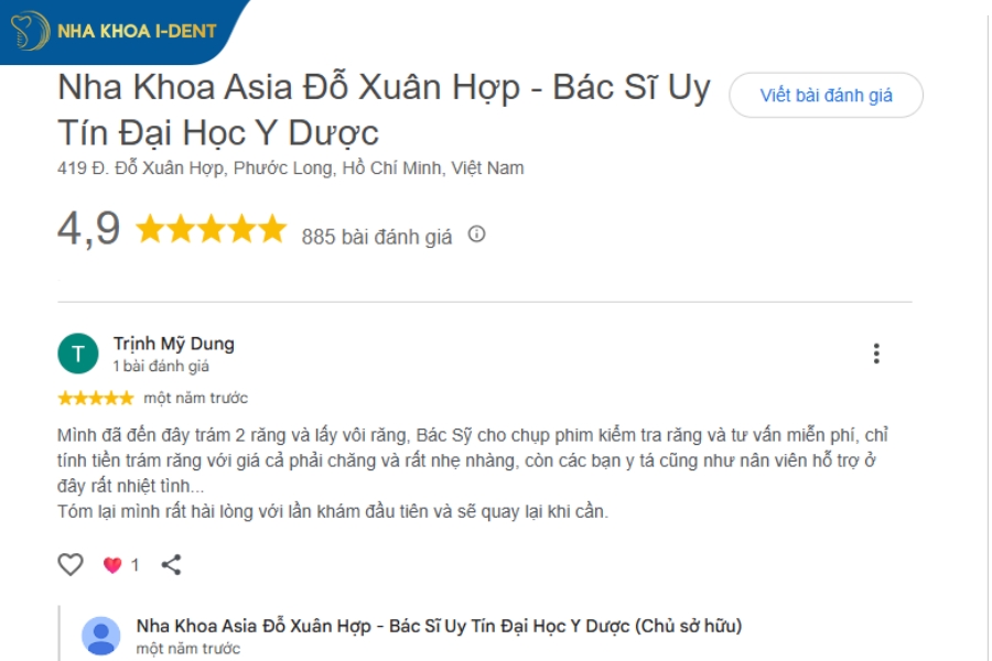 nha khoa quận 9 nào giá rẻ